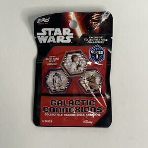 star wars galactic connections topps series 3 collectible trading discs 2016